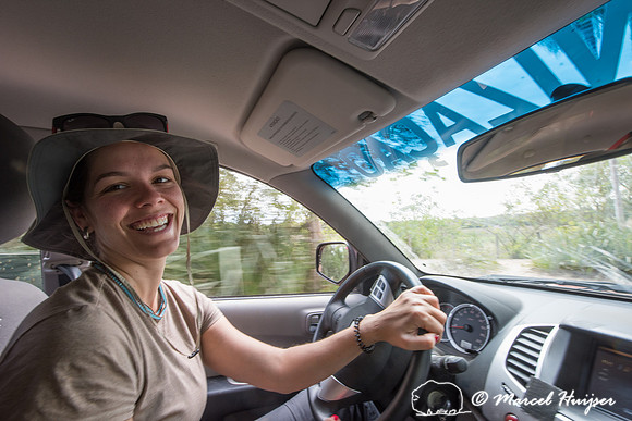 Fernanda Abra drives the Mitsubishi 4x4, L200 Triton Savana, on
