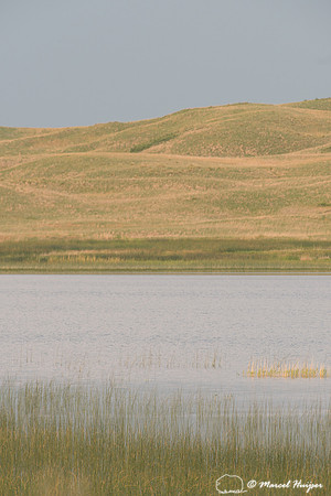 Lake and dunes, Valentine National Wildlife Refuge, Nebraska, US
