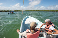 Wildlife watching with our guide Angela, Sian Ka'an, Yucatan, Me