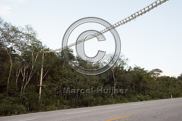 Canopy crossing for arboreal mammals, Nuevo Xcan-Playa Del Carme