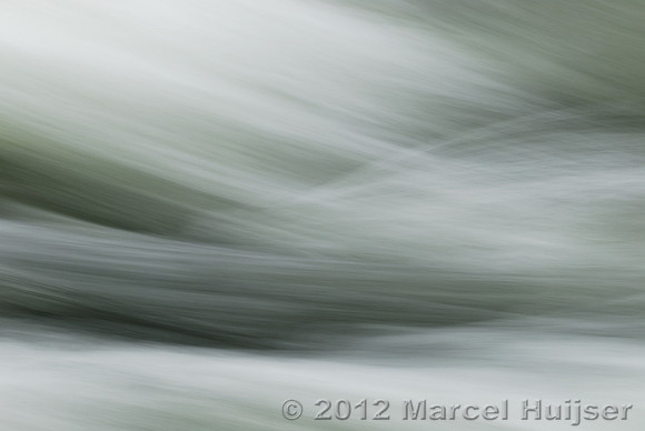 Abstract of waves in the Lochsa River during spring runoff, Idaho, USA