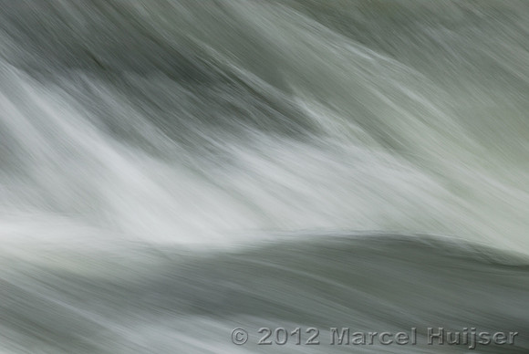 Abstract of waves in the Lochsa River during spring runoff, Idaho, USA