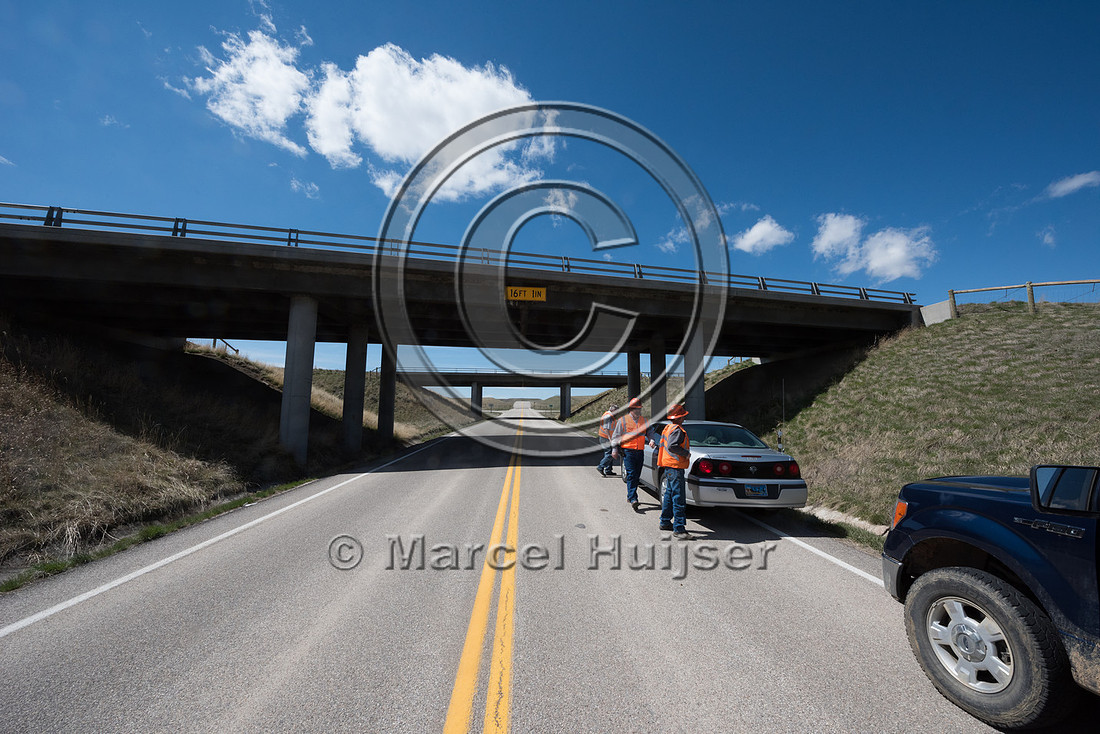 Bridge (Reno road interchange) along I-25, mile 265.48), north o