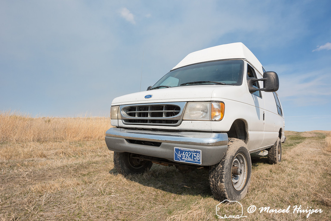 Our 4x4 camper van, Valentine National Wildlife Refuge, Nebraska