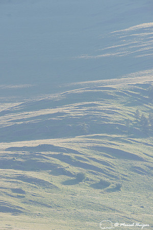 Rocky ridges, National Bison Range, Montana, USA