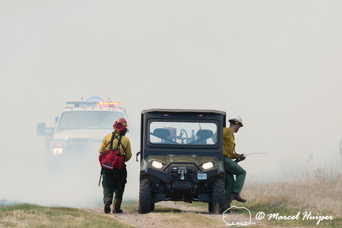 Prescribed grassland and wetland fire, Valentine National Wildli