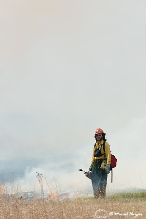 Prescribed grassland and wetland fire, Valentine National Wildli