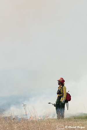 Prescribed grassland and wetland fire, Valentine National Wildli