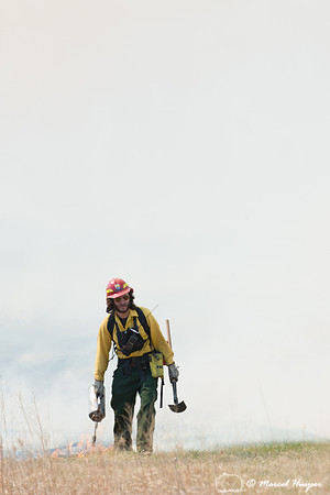 Prescribed grassland and wetland fire, Valentine National Wildli