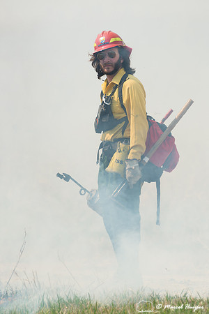 Prescribed grassland and wetland fire, Valentine National Wildli