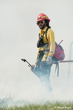 Prescribed grassland and wetland fire, Valentine National Wildli