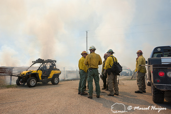 Prescribed grassland and wetland fire, Valentine National Wildli