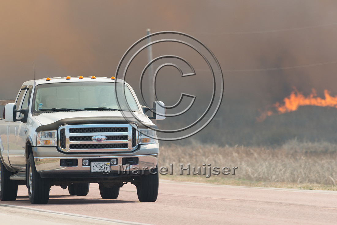Prescribed grassland and wetland fire, Valentine National Wildli