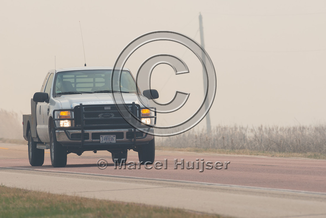 Prescribed grassland and wetland fire, Valentine National Wildli