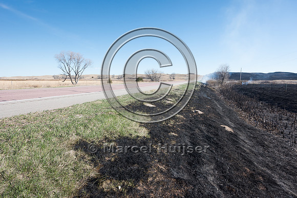 Prescribed grassland and wetland fire, Valentine National Wildli
