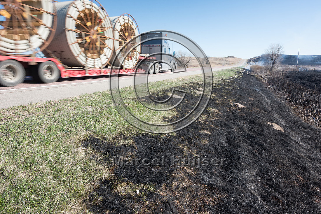 Prescribed grassland and wetland fire, Valentine National Wildli