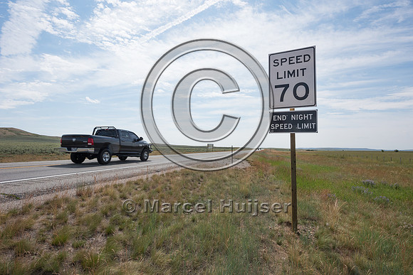 End zone with reduced posted speed limit at night in high collis
