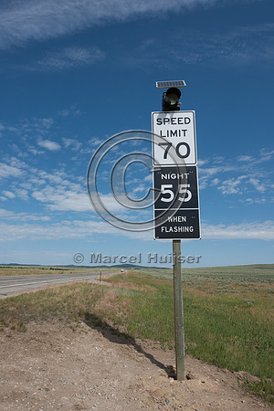 Reduced posted speed limit at night in high collision areas with