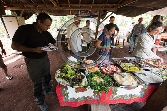 Lunch at a fazenda near Serranópolis do Iguaçu, Paraná, Brazi