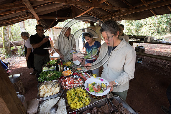 Lunch at a fazenda near Serranópolis do Iguaçu, Paraná, Brazi