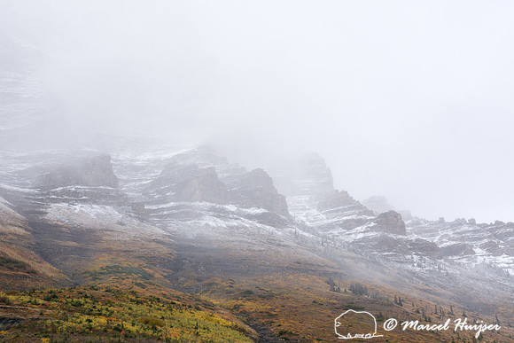 Fall colors, Glacier National Park, Montana, USA