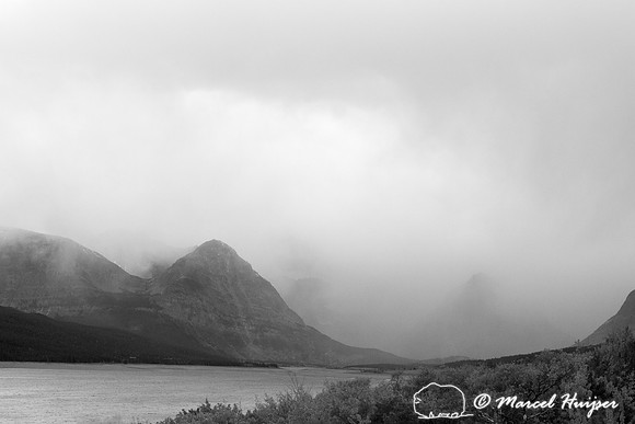 Fall storm, Glacier National Park, Montana, USA