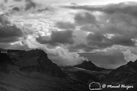 Fall storm, Glacier National Park, Montana, USA