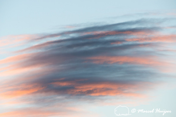 Clouds at sunise, Wyoming, USA
