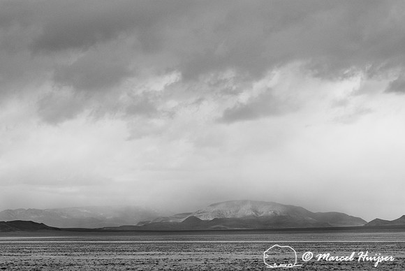 Mountains in infrared, Nevada, USA