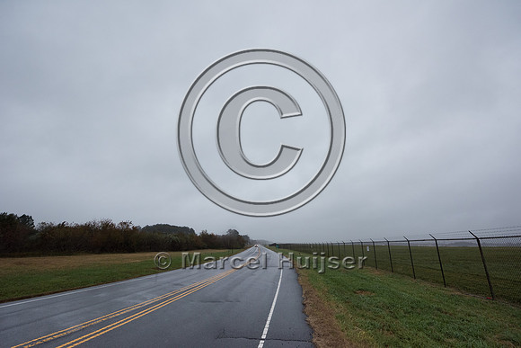 Hwy 175 adjacent to Wallops Island National Wildlife Refuge and