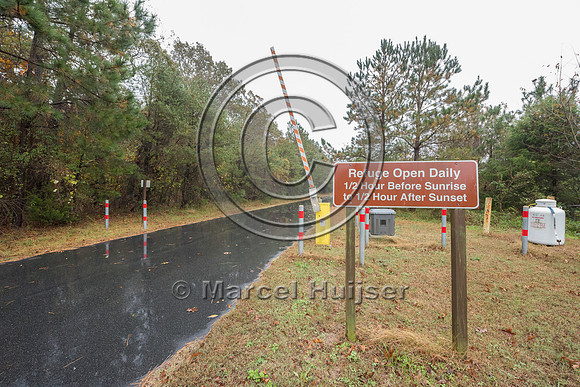 Gate at Eastern Shore of Virginia National Wildlife Refuge, Virg