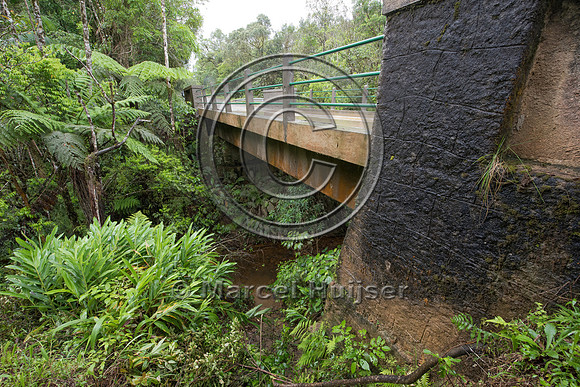 Bridge across stream, Brazil