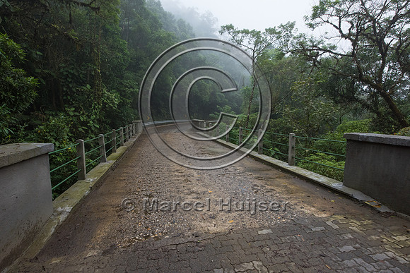 Bridge across stream, Brazil