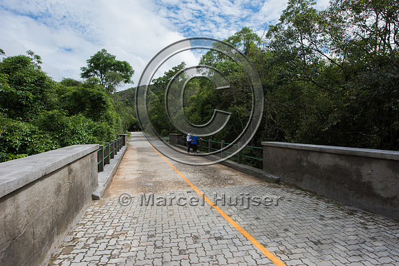 Bridge across stream, Brazil