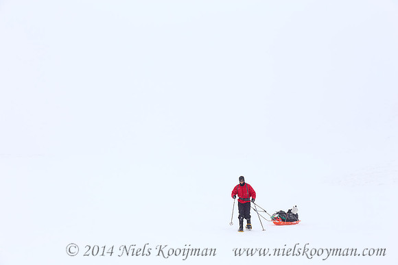 Marcel Huijser in Dovrefjell National Park, Norway