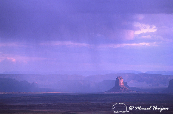 Storm over Monument Valley