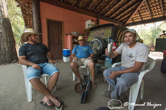 Hemerson, Xavier and ranch hand, Fazenda Vera Lúcia, Rio Negro,
