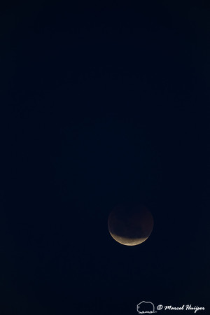 Total lunar eclipse on July 27 2018, Parque Nacional da Chapada