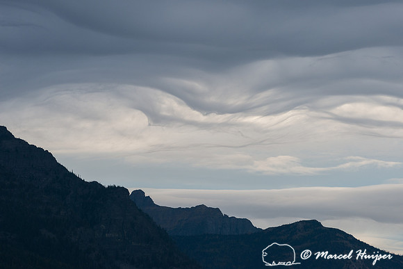 Windy sky, Glacier National Park, Montana