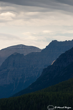 Windy sky, Glacier National Park, Montana