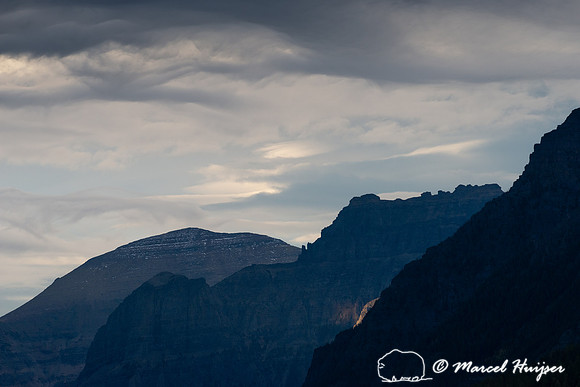 Windy sky, Glacier National Park, Montana
