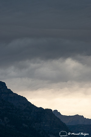 Windy sky, Glacier National Park, Montana