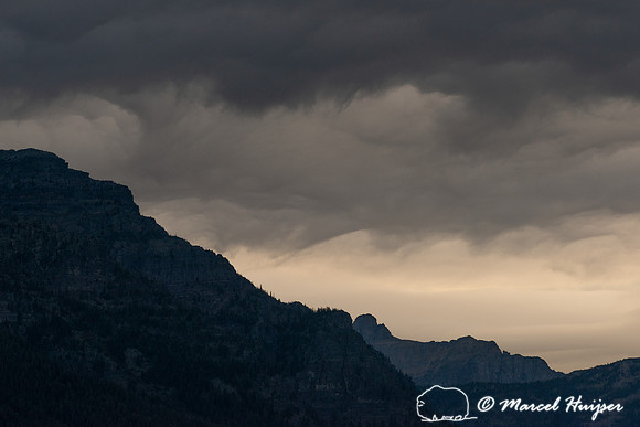 Windy sky, Glacier National Park, Montana