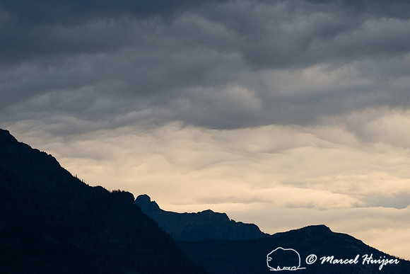 Windy sky, Glacier National Park, Montana