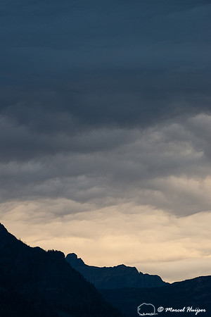 Windy sky, Glacier National Park, Montana