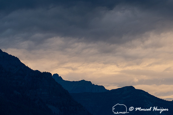 Windy sky, Glacier National Park, Montana