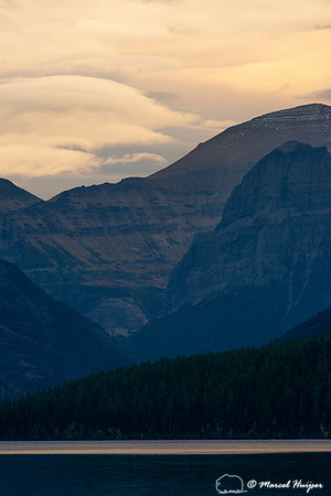 Windy sky, Glacier National Park, Montana