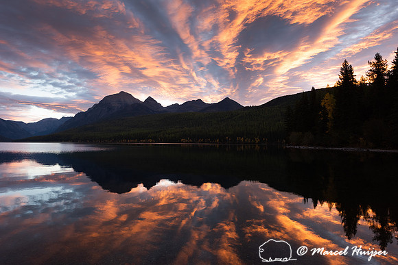 Sunrise, Glacier National Park, Montana