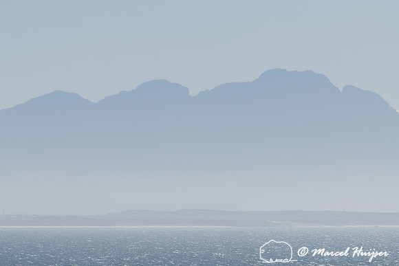 Mountains across the water, False Bay, Western Cape, South Afric
