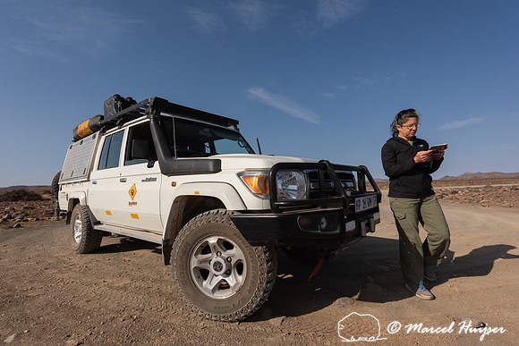 Toyota Landcruiser from Bushlore on 4x4 trail, Mountain Zebra Na